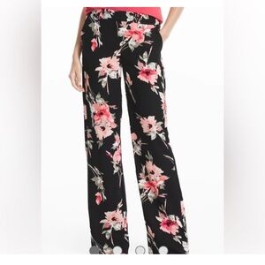 NWT White House Black Market The Wide Leg Floral Pants